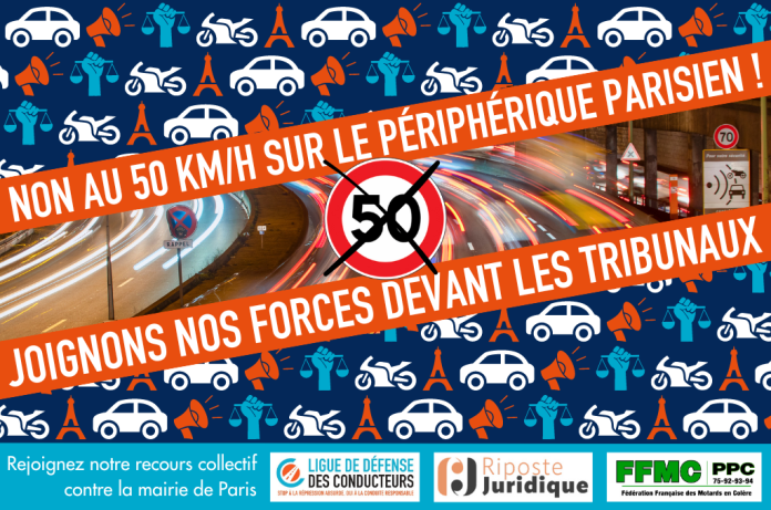 Action collective 50kmh peripherique 2024 10