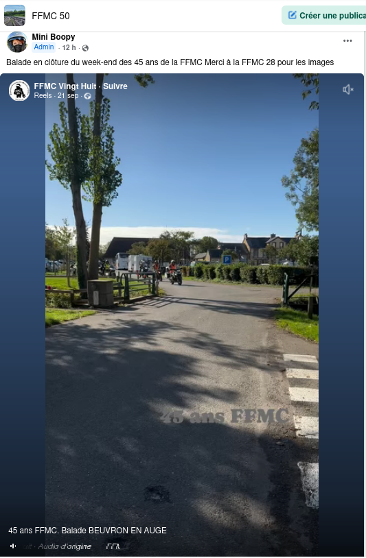 FFMC50 toujours balade