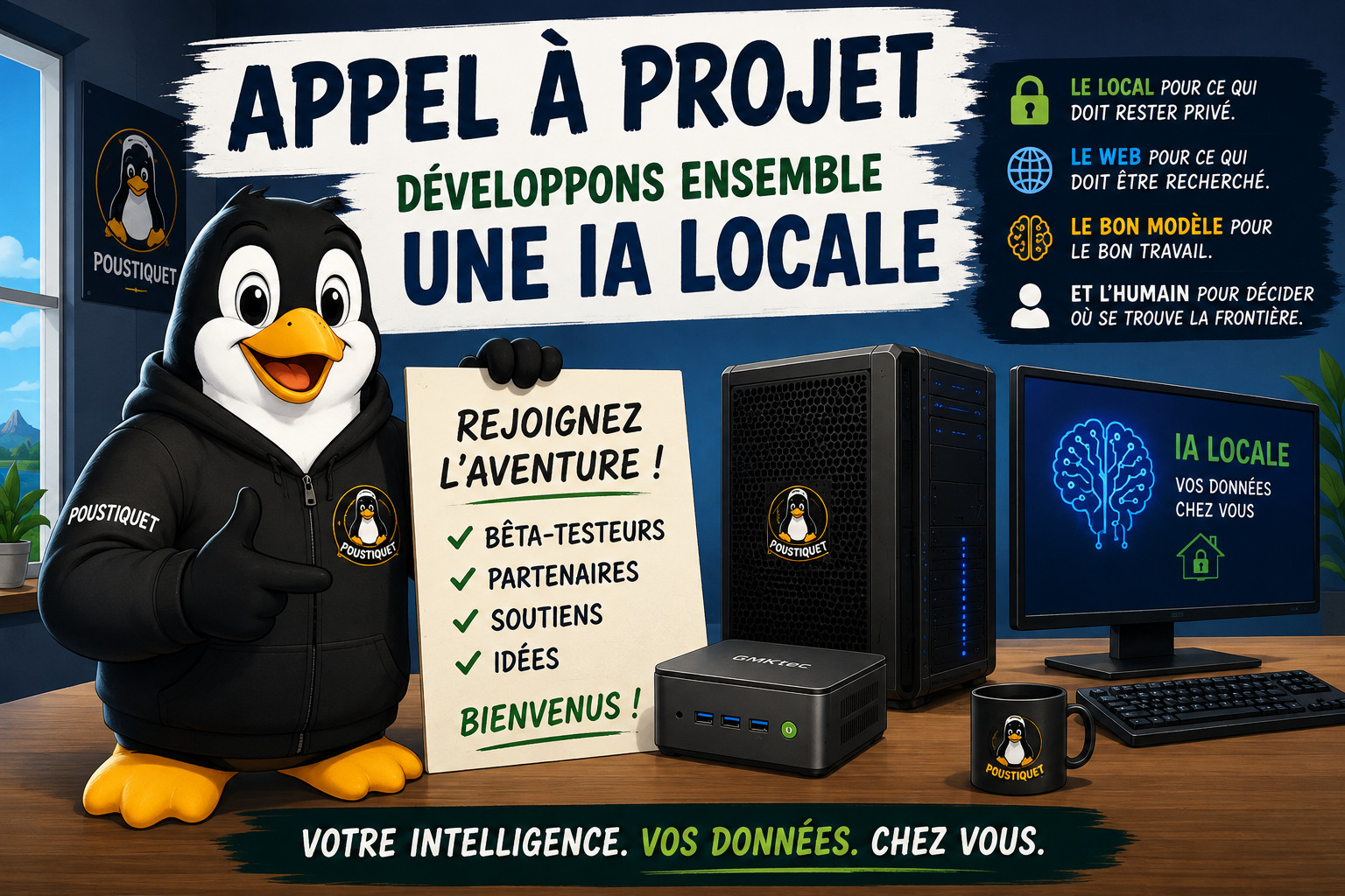 appel projet ia locale poustiquet beta testeurs